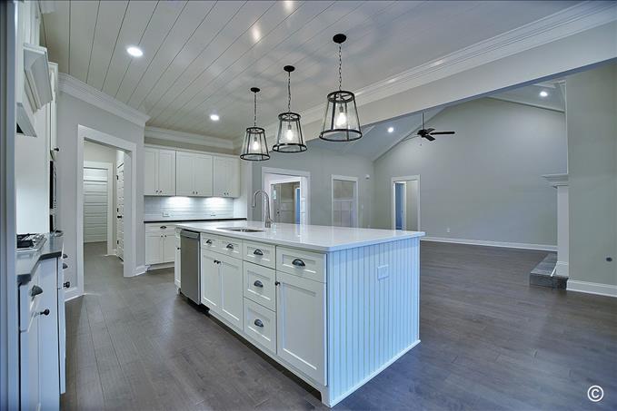 Kitchen into Living Room