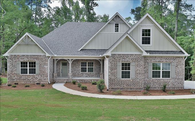 Brick Exterior - Beverly 241A Plan