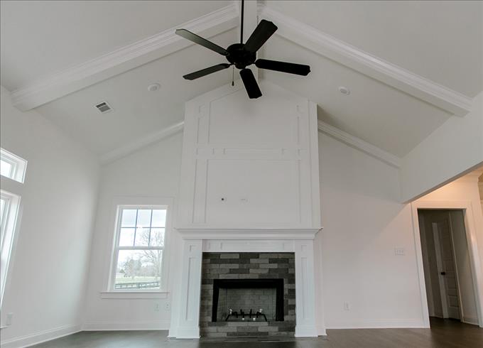 Craftsman Detailed Farmhouse Tile Fireplace