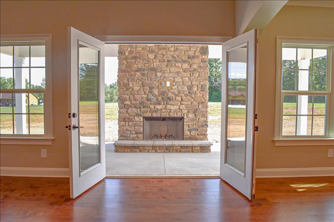 French Doors to Back Porch