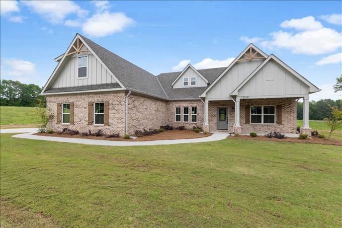 Front Elevation - Davenport Plan 174A-BS