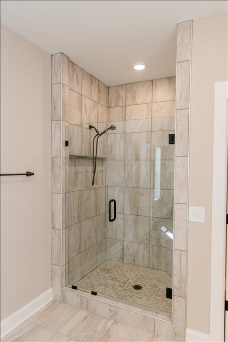 Tile Walk-In Shower - Charleston 184A Plan