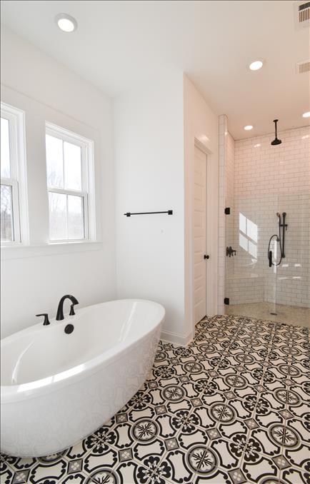 Tub and Shower - Master Bathroom