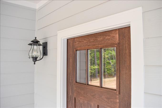 Front Door with Sconce
